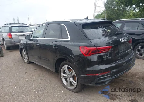 2020 Audi Q3 Premium 45 Tfsi S Line Quattro Tiptronic из США, поврежденный, VIN WA1DECF31L1041381